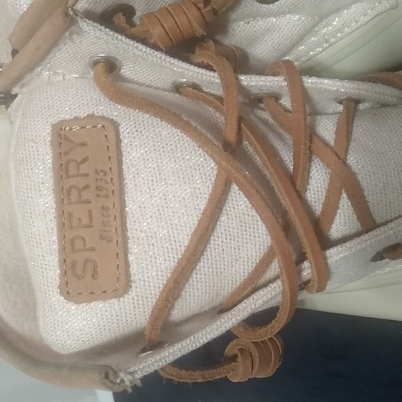 SALE! Sperry Sparkle Duck Boots Sz.6.5M Gently Worn - Picture 2 of 15